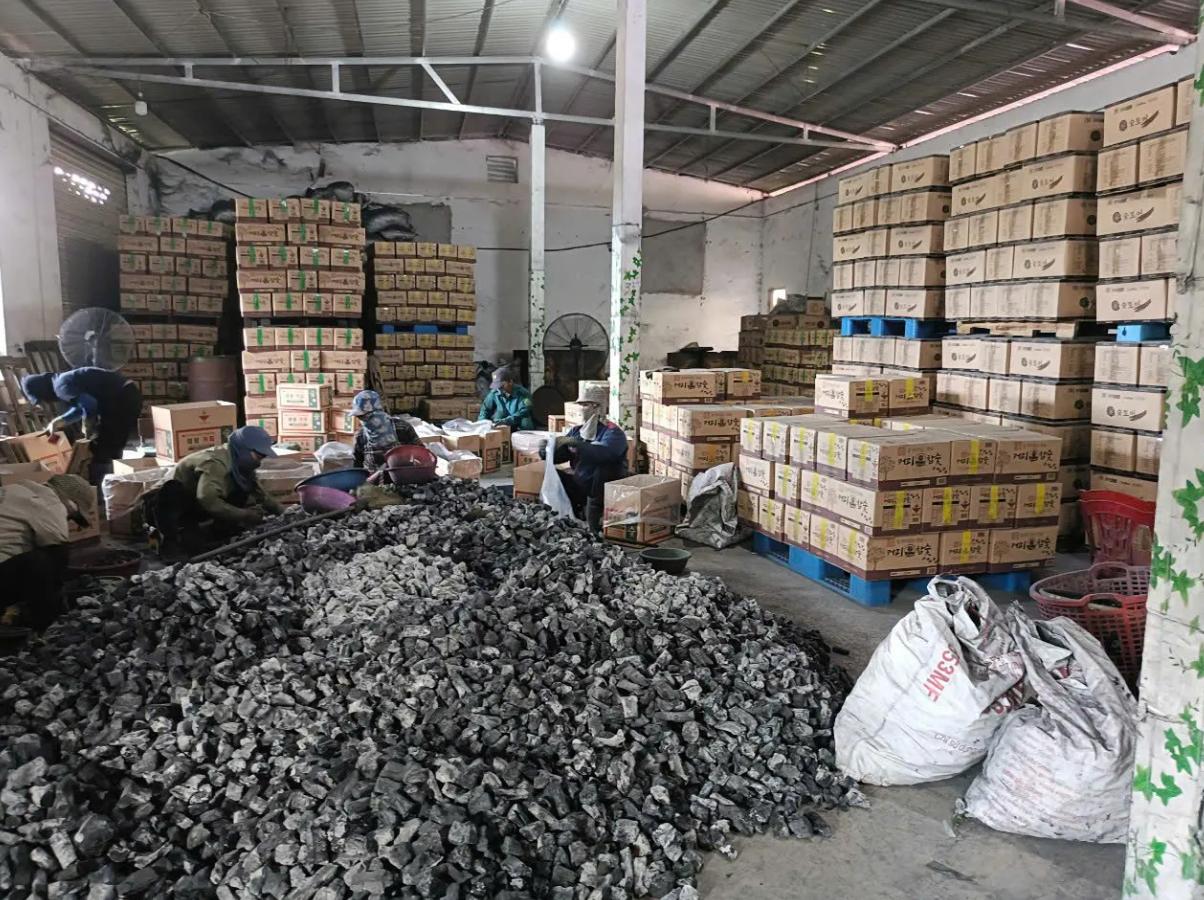 Sorting and carton packaging