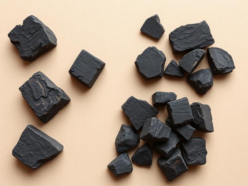 Natural lump charcoal in different sizes from Nigeria